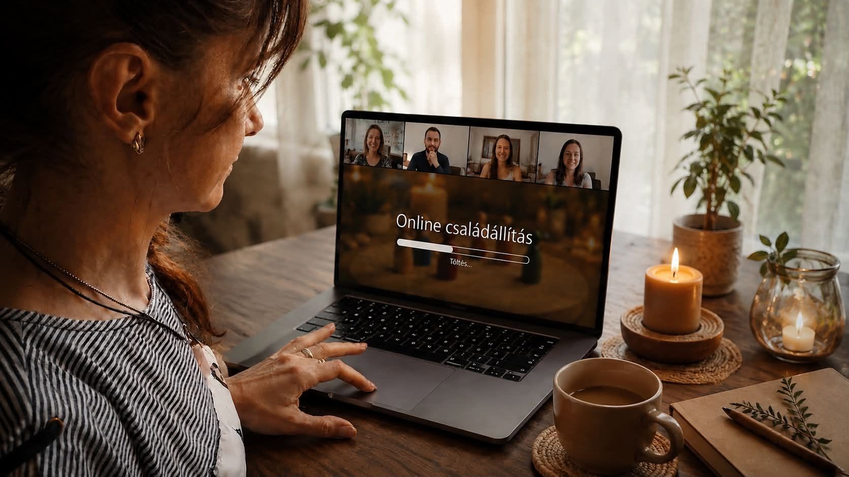 Online családállítás