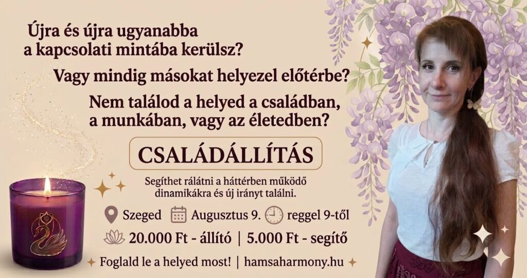 Családállítás Szeged 08.09